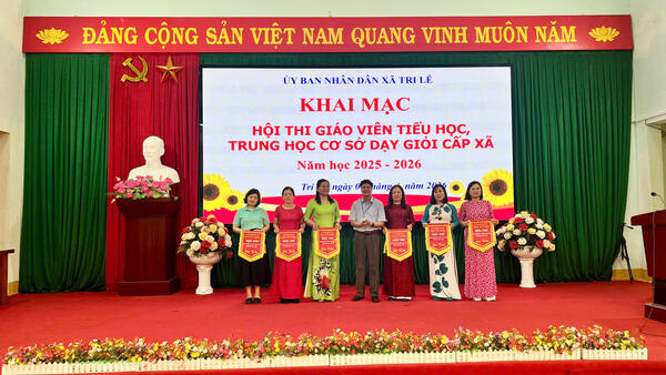 Khai mạc Hội thi giáo viên Tiểu học, Trung học cơ sở dạy giỏi cấp xã năm học 2025 – 2026