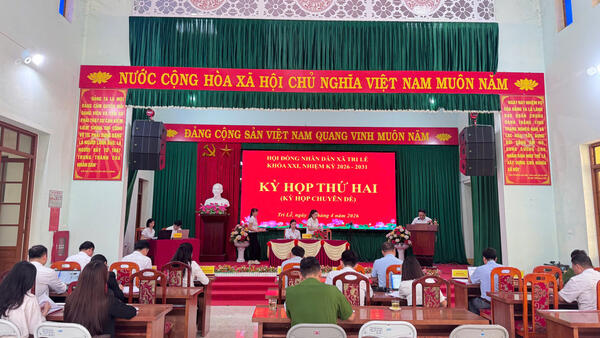 Kỳ họp thứ Hai (kỳ họp chuyên đề) của HĐND xã Tri Lễ khóa XXI, nhiệm kỳ 2026 - 2031