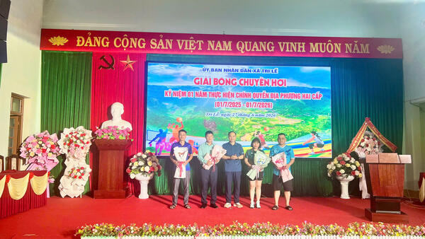 Giải bóng chuyền hơi kỷ niệm 1 năm thực hiện chính quyền địa phương 2 cấp ( 01/07/2025 – 01/07/2026 )