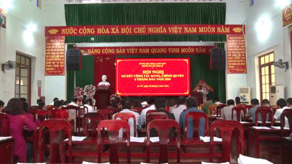 Hội nghị Sơ kết công tác Đảng, công tác chính quyền 6 tháng đầu năm, triển khai nhiệm vụ 6 tháng cuối năm 2026