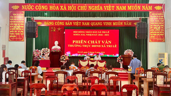 Phiên chất vấn của Thường trực HĐND xã Tri Lễ